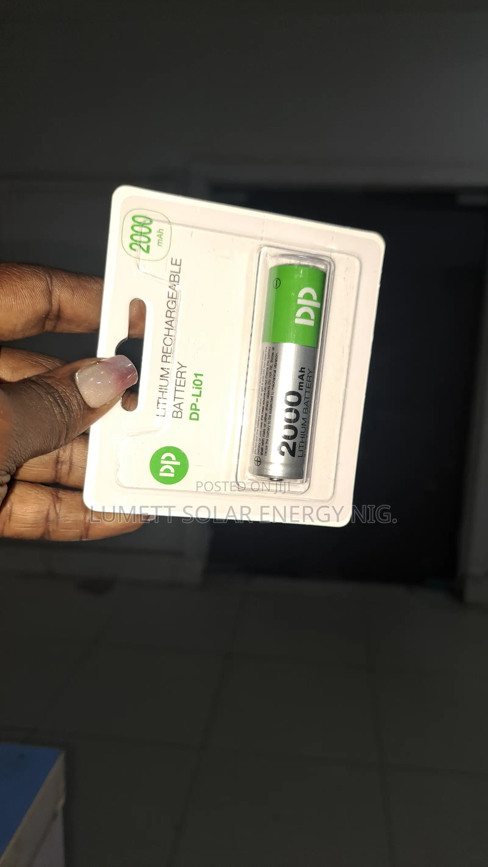 DP Packet 2000mAh Lithium Rechargeable Battery
