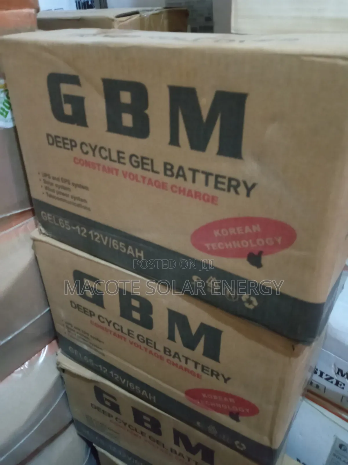 65A GBM Solar Battery