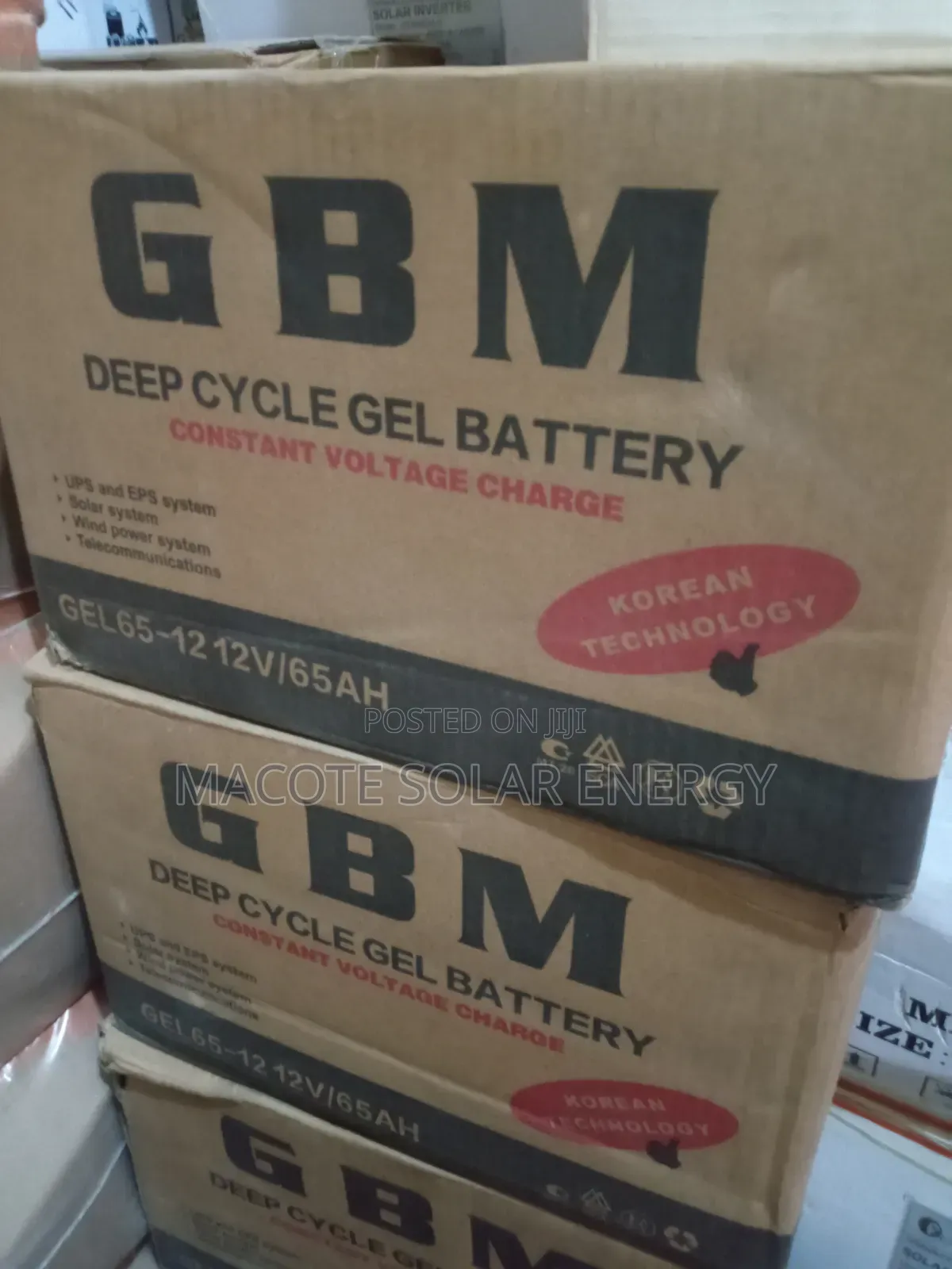 65A GBM Solar Battery
