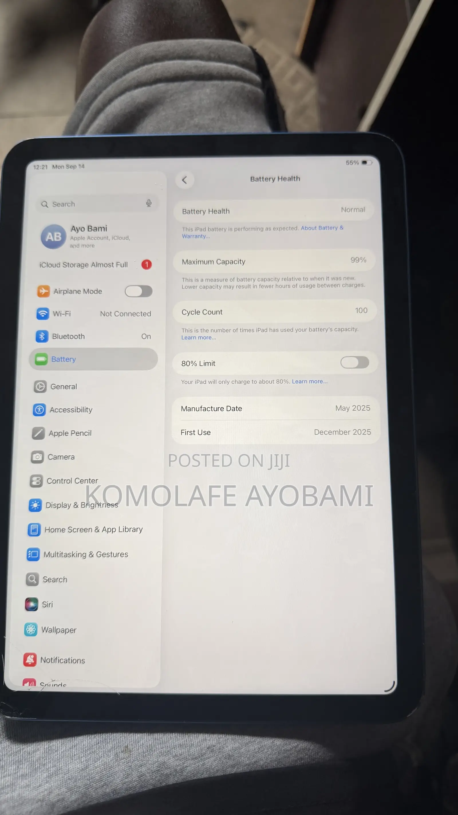 Apple iPad (2025) 128 GB Blue
