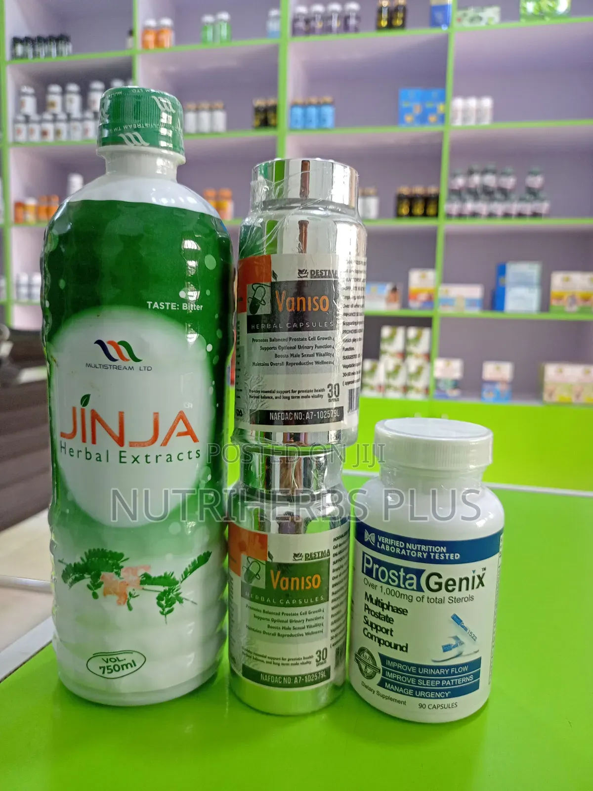 Jinja Herbal,vaniso Prosta Genix(for Urinary Tract Prostate Care