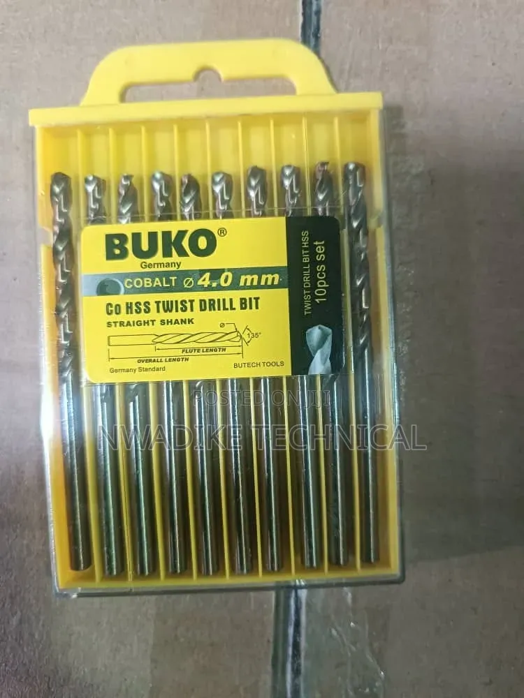 Set of 4mm HSS Cobalt Drill Bit