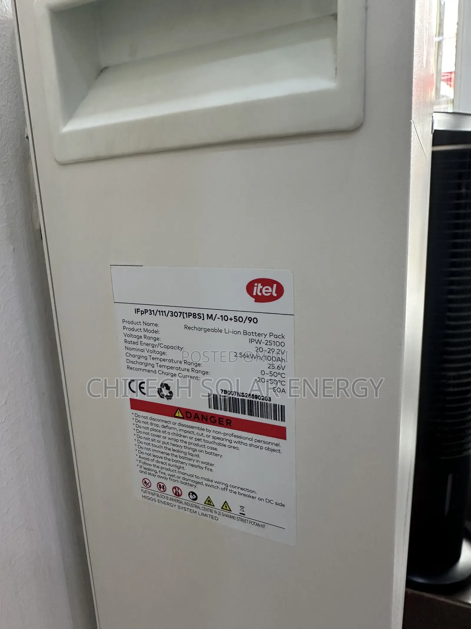 Itel Lithium Battery 2.5kwh