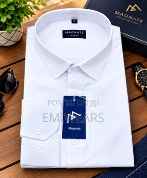 Magnate Shirts Plain White