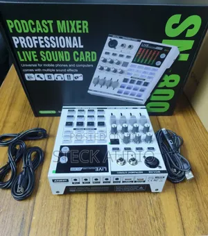 SN800 Professional LIVE SOUND CARD for Podcast Mixing