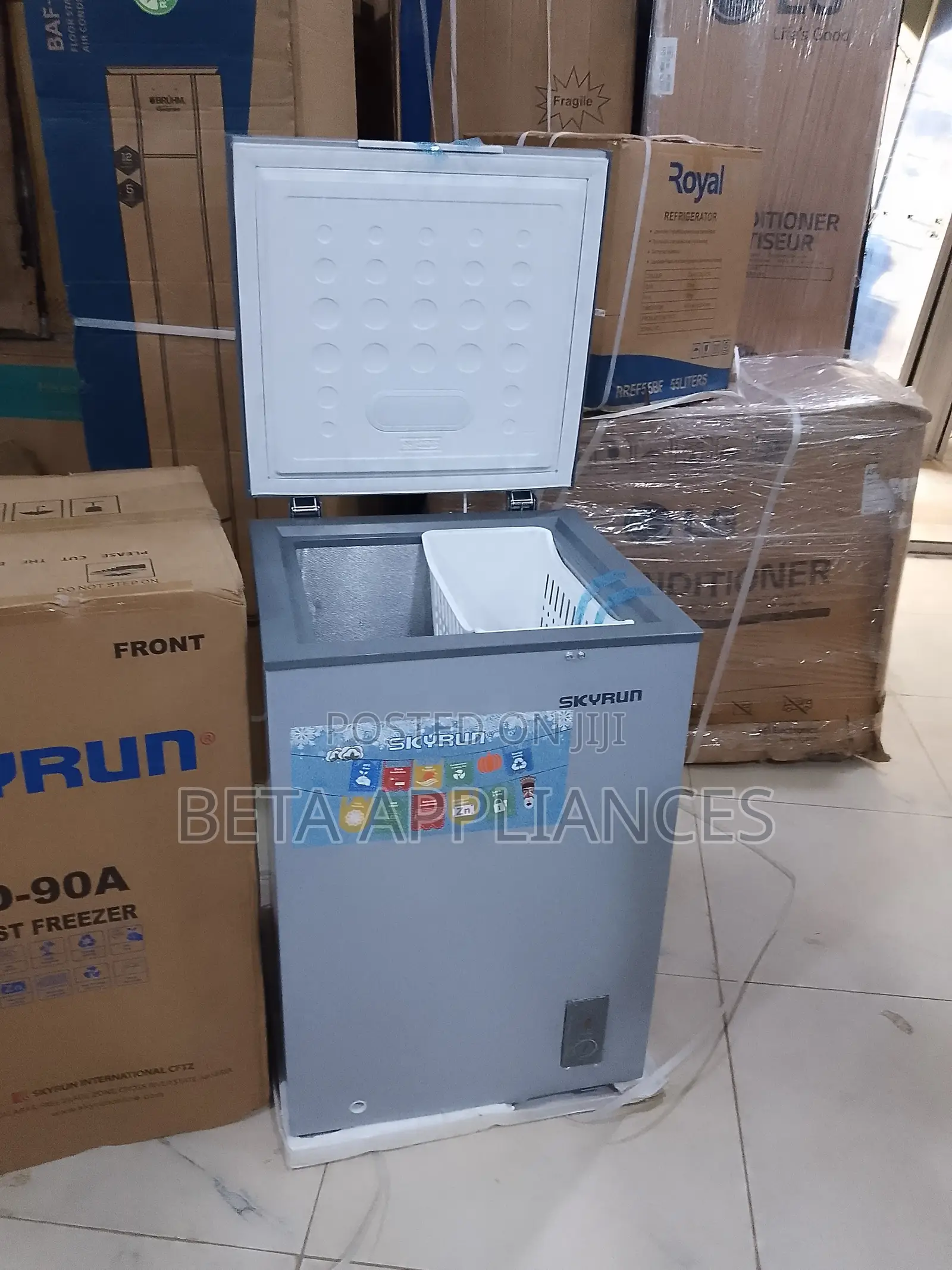 Skyrun 90L Deep Freezer – Efficient Freezing Storage