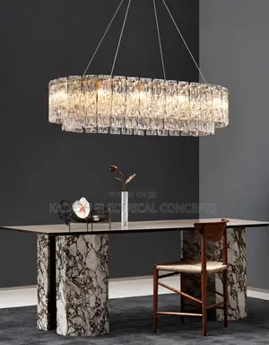 New Luxury Glass LED Chandelier Restaurant Bedroom Living Room Villa