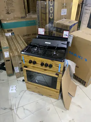 Maxi 6060 3+1 Wood Gas Stove – Smart Standing Cooker for Modern Kitche