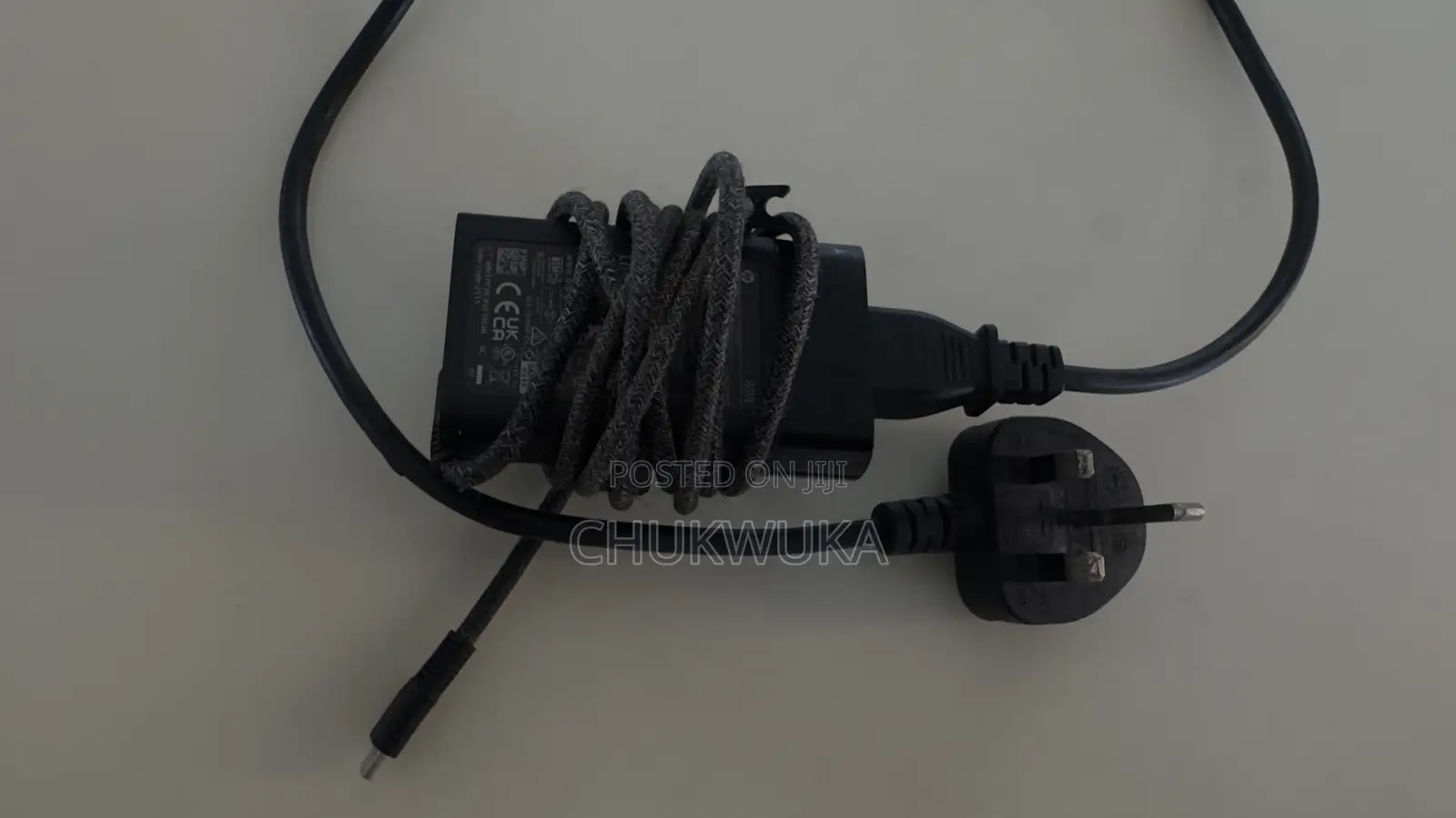 Original HP 65W USB-C Laptop Charger (Braided Cable)