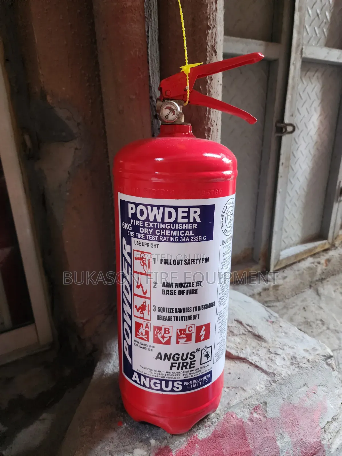 Angus 6kg DCP Fire Extinguisher