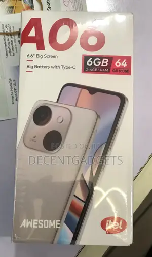 New Itel A06 64 GB Silver
