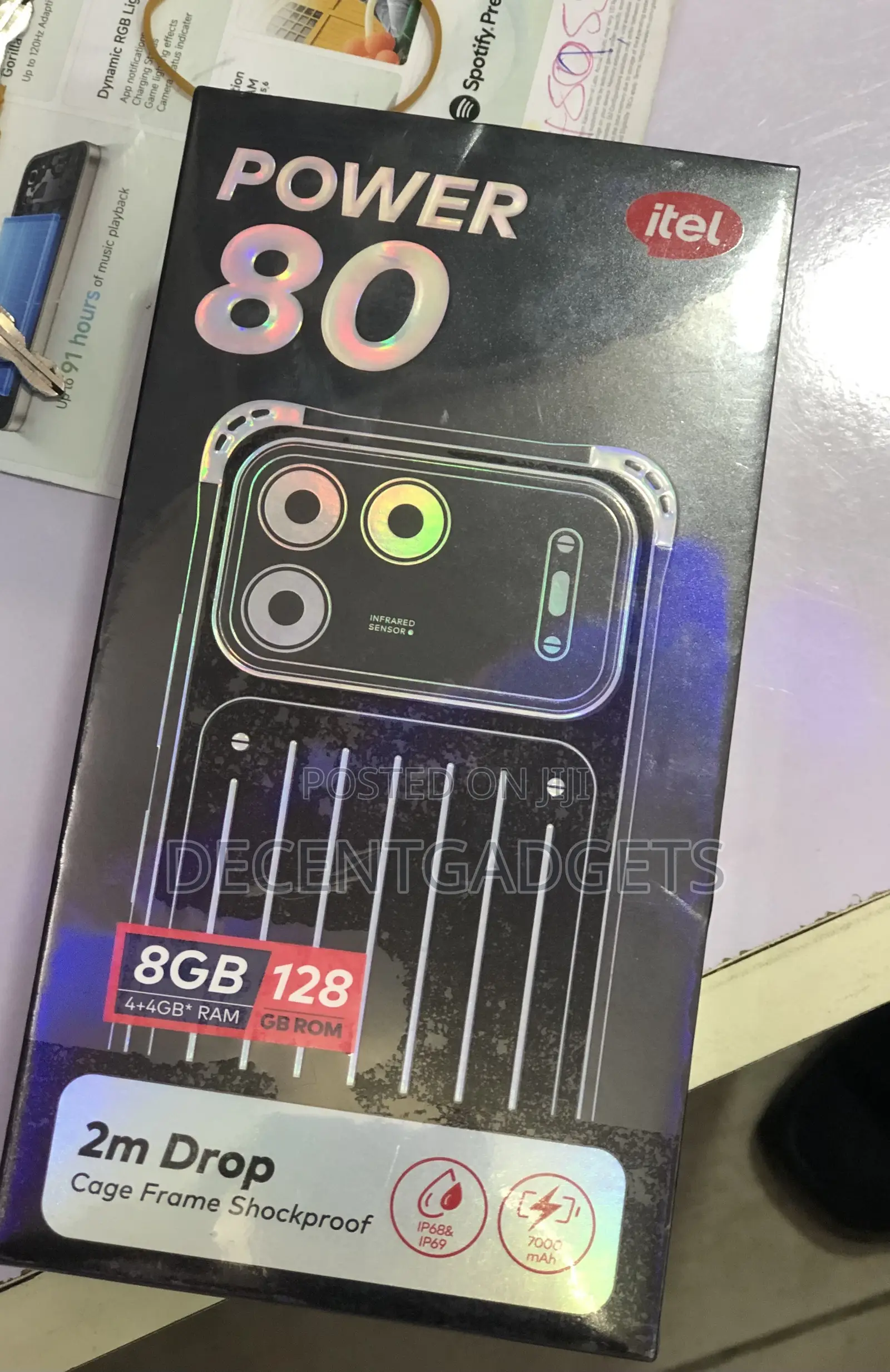 New Itel Power 80 128 GB Graphite