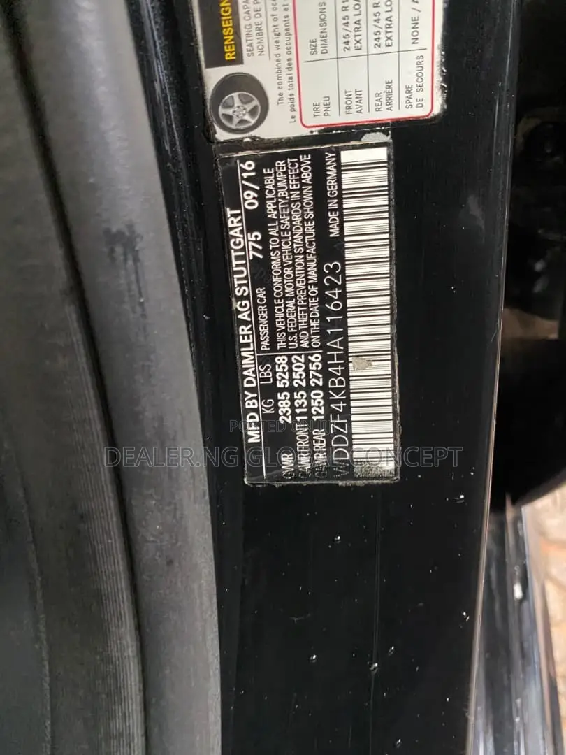 Mercedes-Benz E300 2017 Black