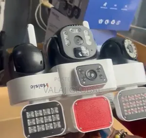 Haisic HS-A93 Solar-Powered Multi-Lens Outdoor Security Camera.