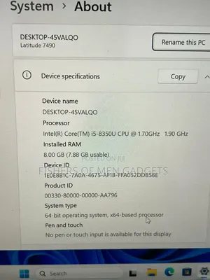 Laptop Dell Latitude 7490 8GB Intel Core i5 SSD 256GB
