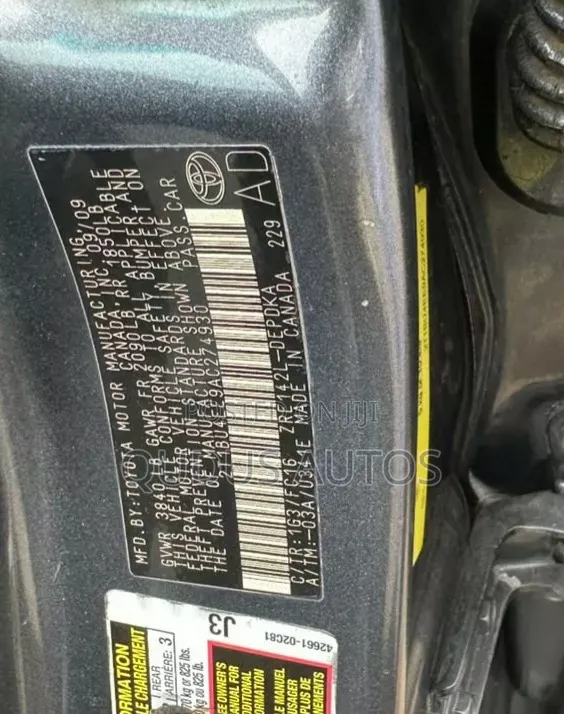 Toyota Corolla 2010 Gray