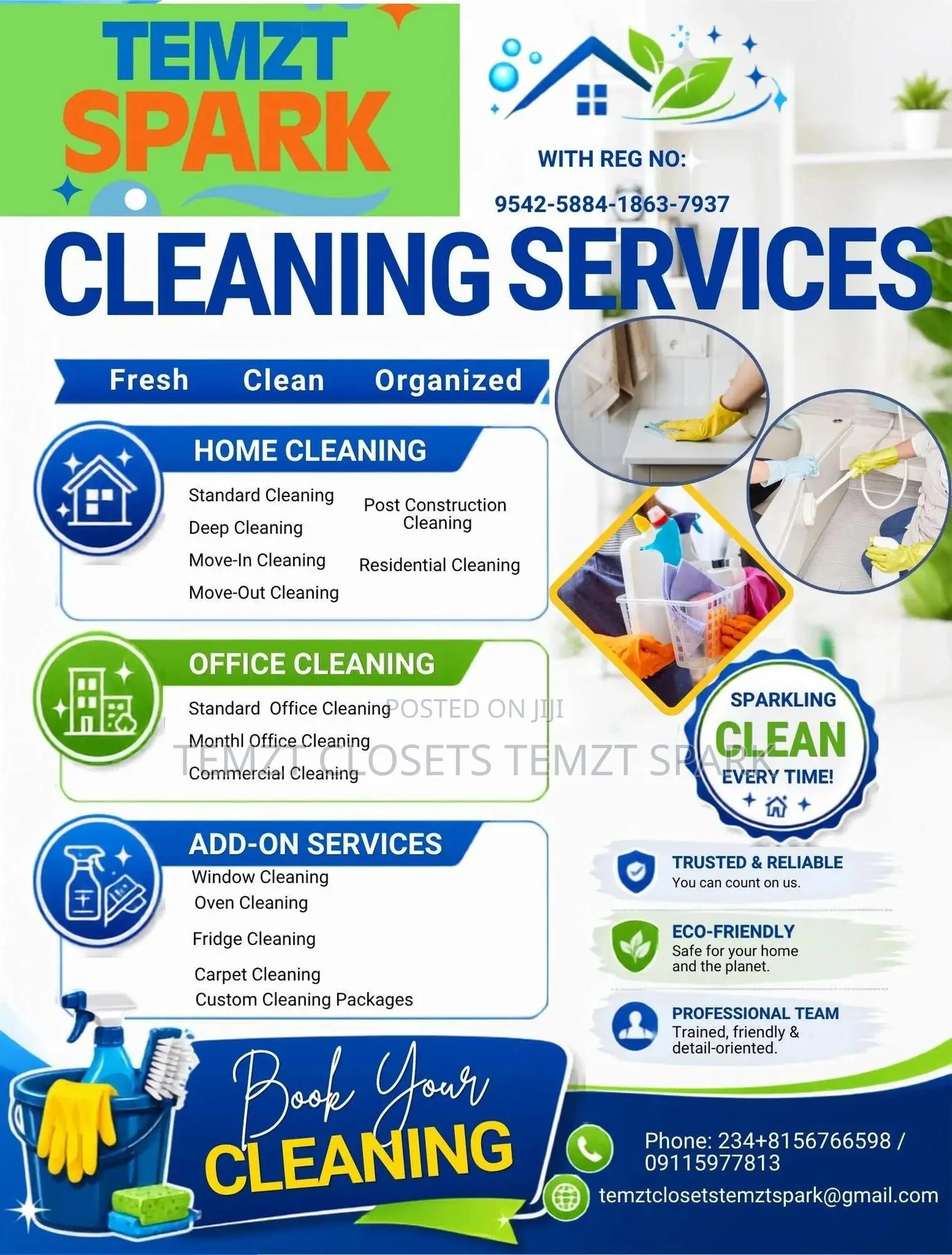 Temzt Spark General Cleaning Services