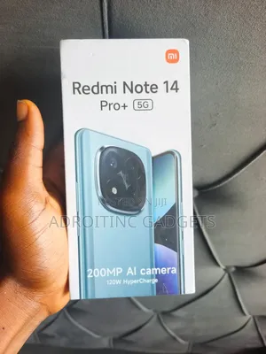 New Xiaomi Redmi Note 14 Pro+ 5G 512 GB Black