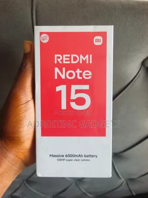 New Xiaomi Redmi Note 15 256 GB Black