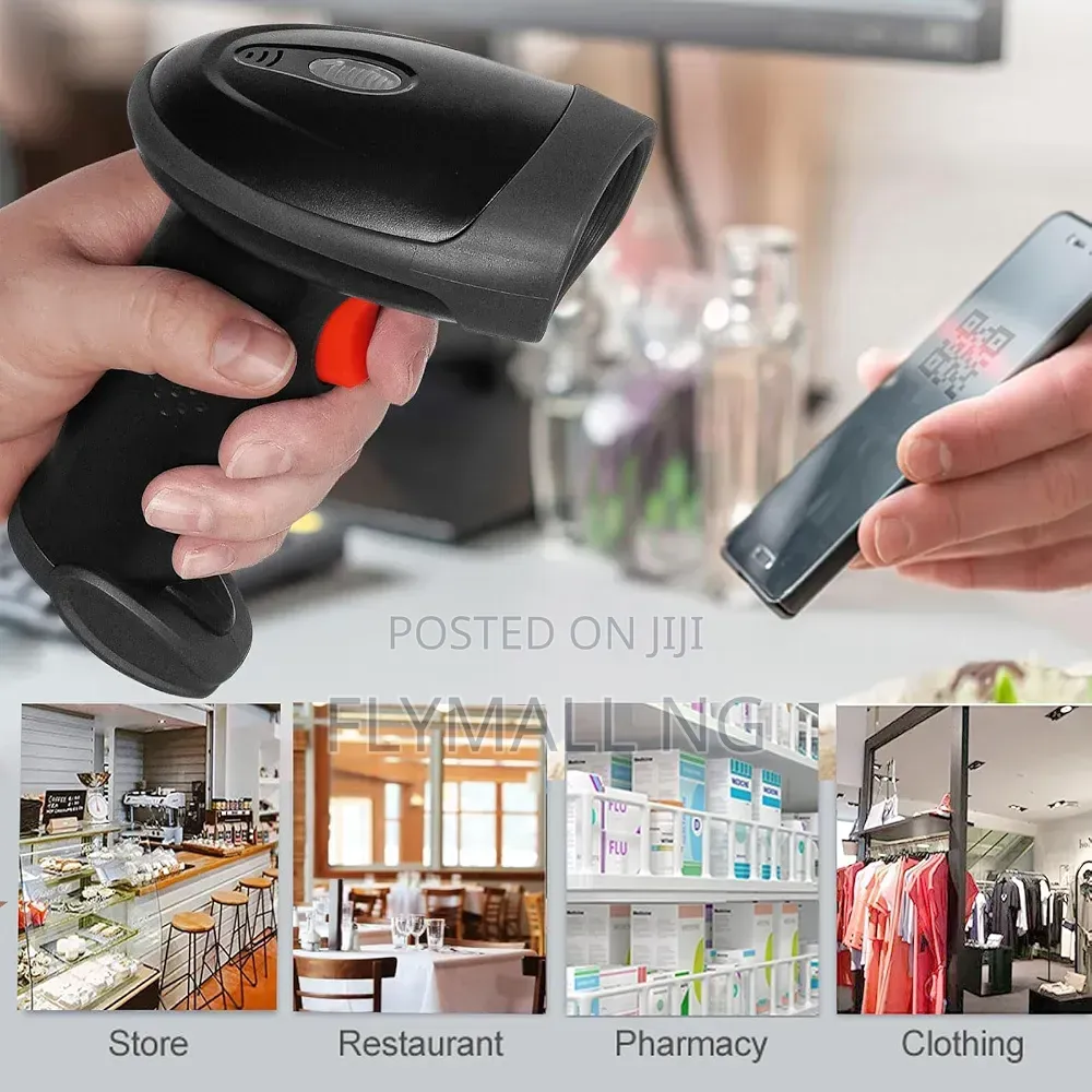 Barcode Scanner Handheld 2-in-1 Wireless (2.4G Bluetooth USB Dongle)