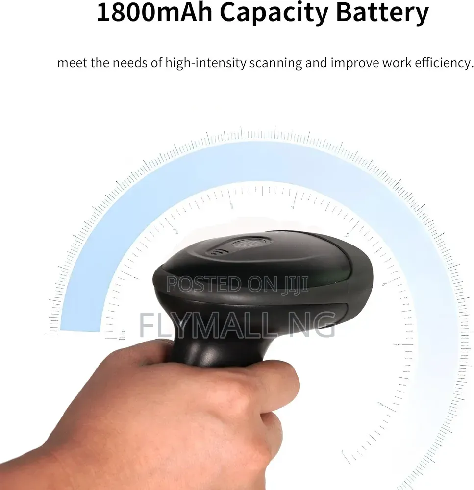 Barcode Scanner Handheld 2-in-1 Wireless (2.4G Bluetooth USB Dongle)