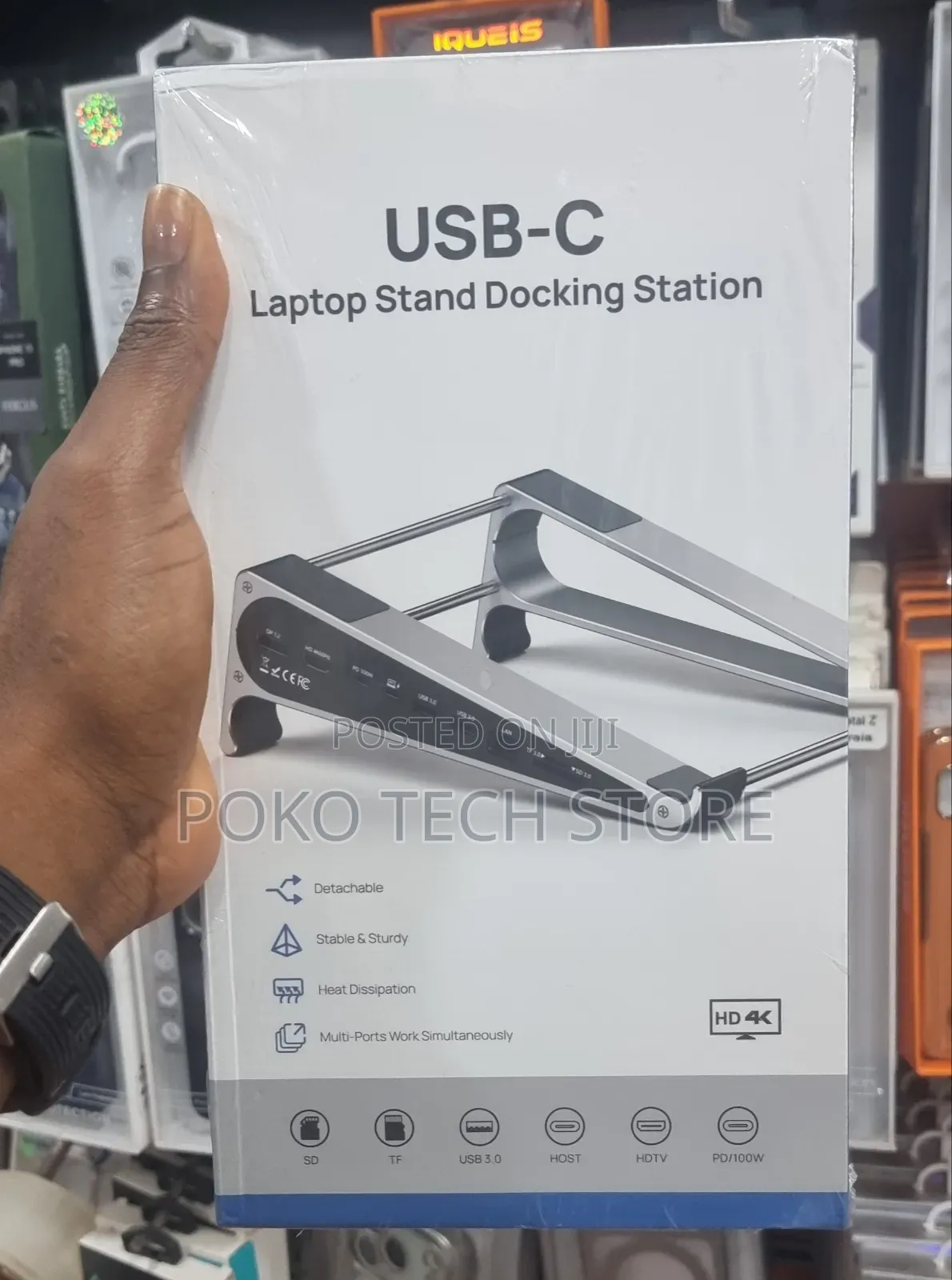 USB-C Laptop Stand Docking Station