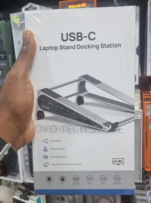 USB-C Laptop Stand Docking Station