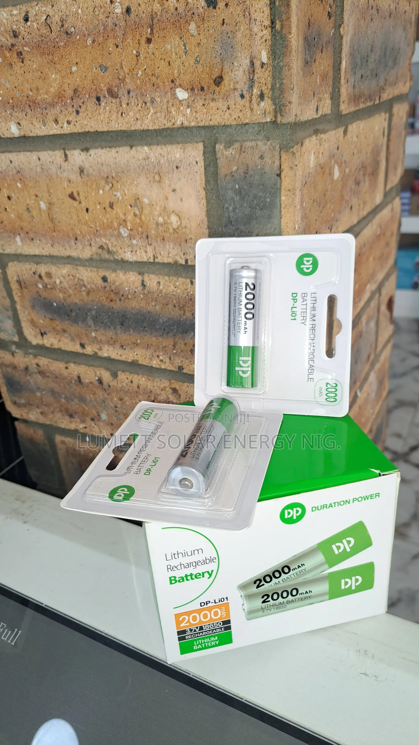DP Packet 2000 mAh Lithium Rechargeable Battery