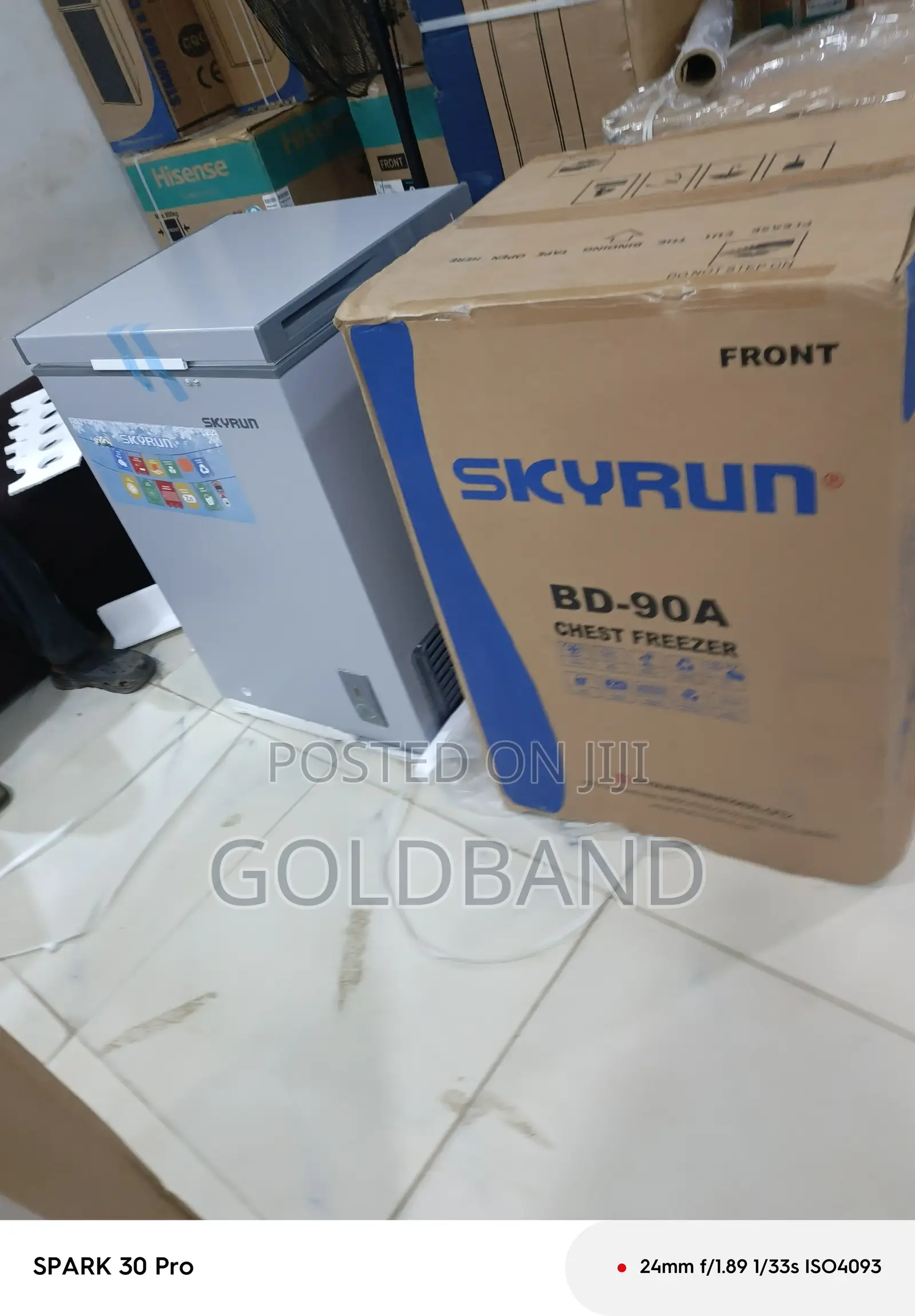 New Skyrun BD-90A Chest Freezer