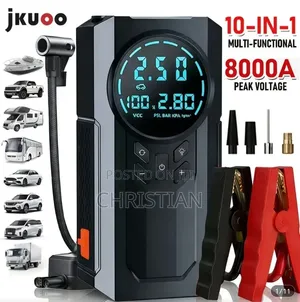 Jkuoo All in One Jumper Starter and Air Inflator