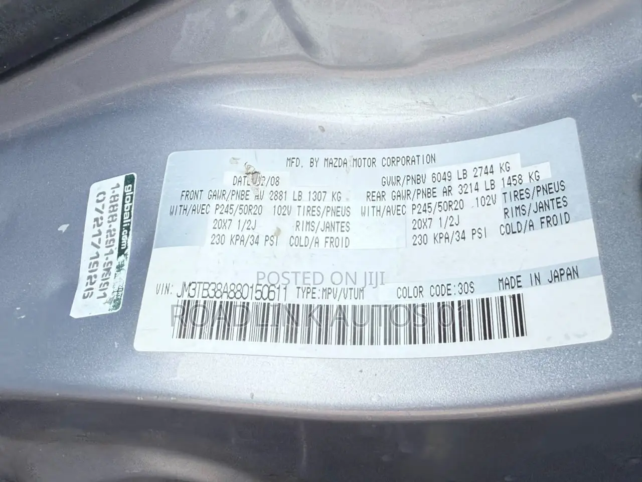 Mazda CX-9 2009 Silver