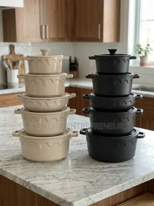 Ucc Life 4010 Granite 10-Piece Pot Set