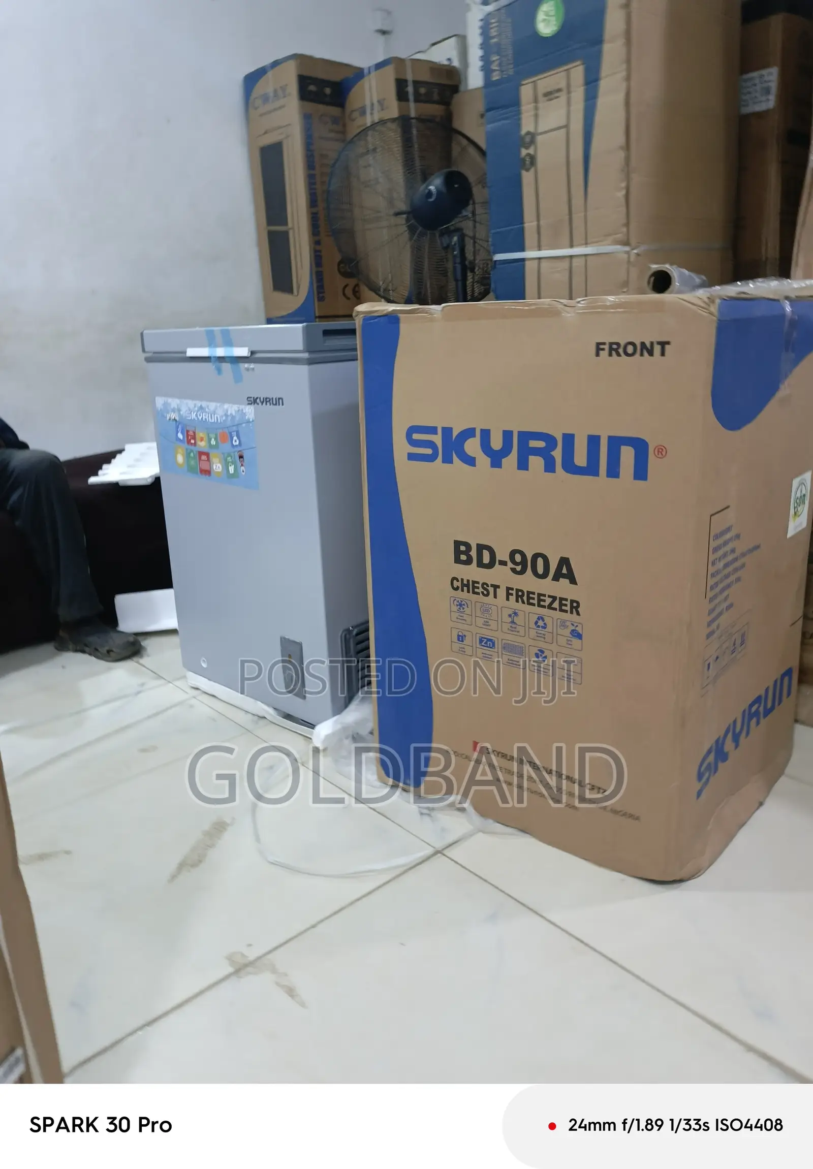 Skyrun BD-90A Chest Freezer – Easy Storage