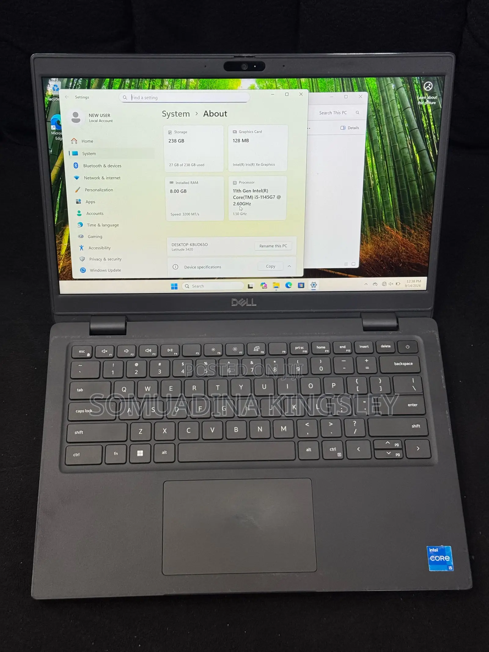 Laptop Dell Latitude 3420 8GB Intel Core i5 SSD 256GB
