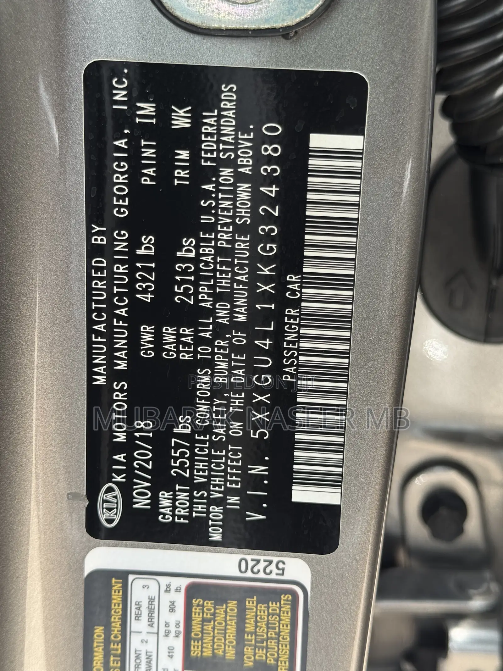Kia Optima EX 2019 Gray