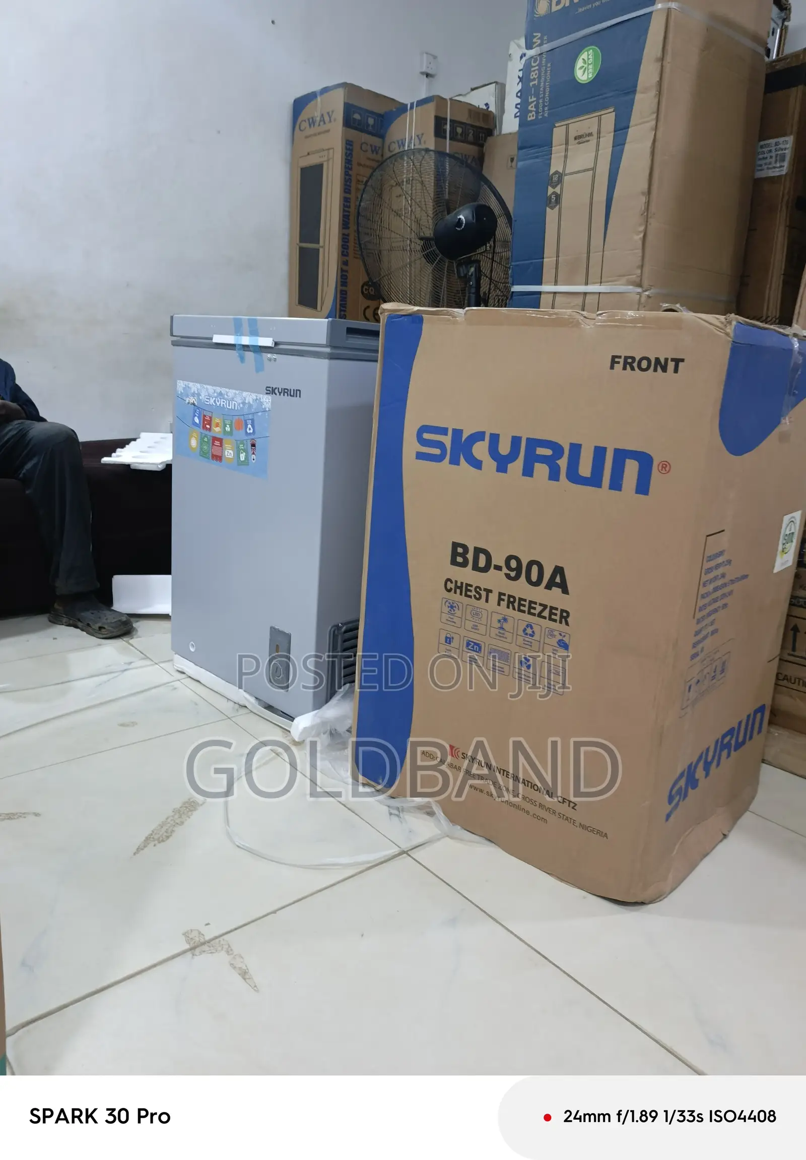 Skyrun BD-90A Deep Freezer – Compact Size