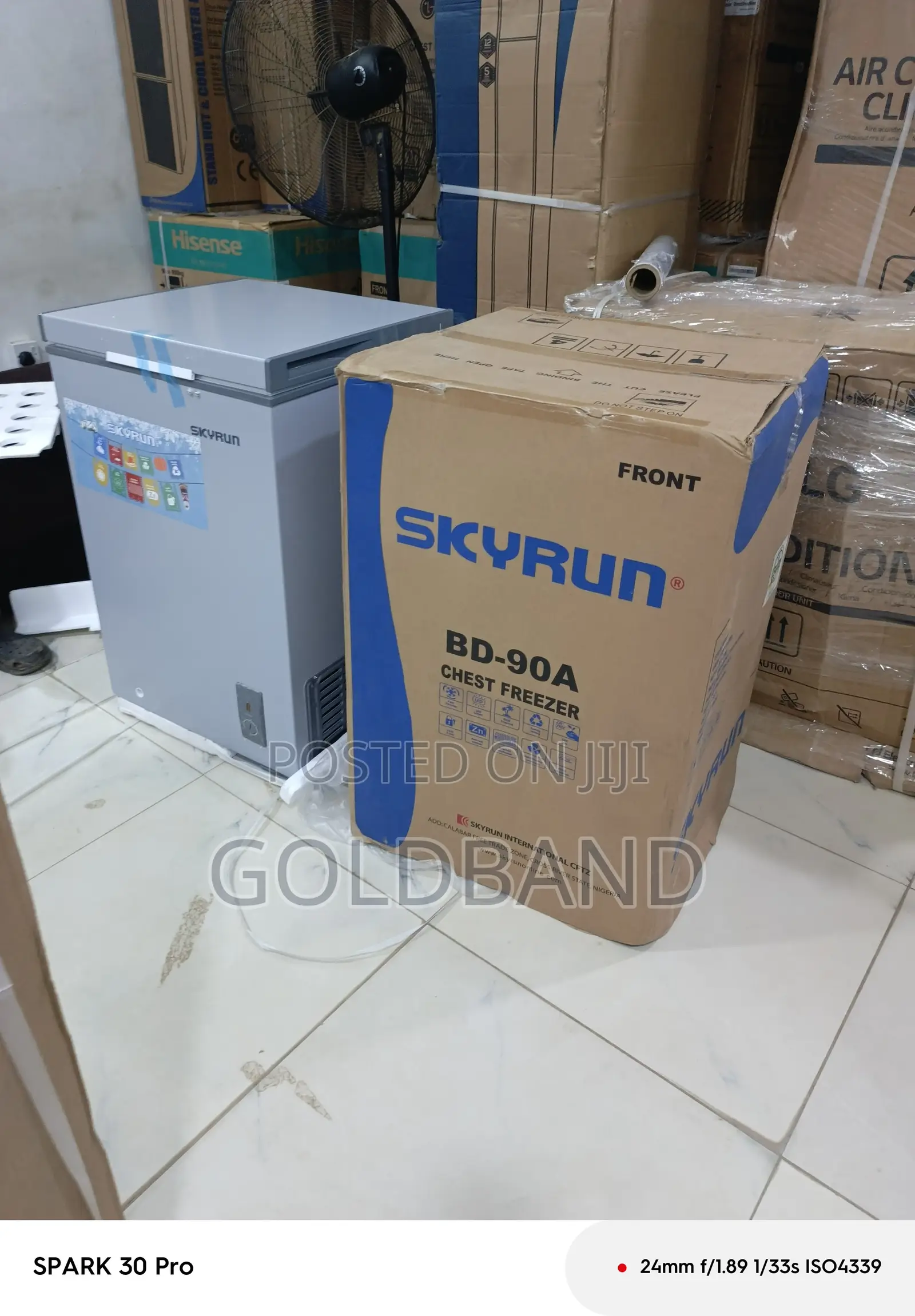 Skyrun BD-90A Chest Freezer – Durable Efficient