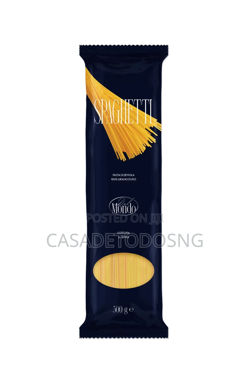 Original Del Mondo Spaghetti 500g – Durum Wheat Pasta