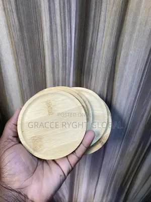 6pcs Bamboo Coaster