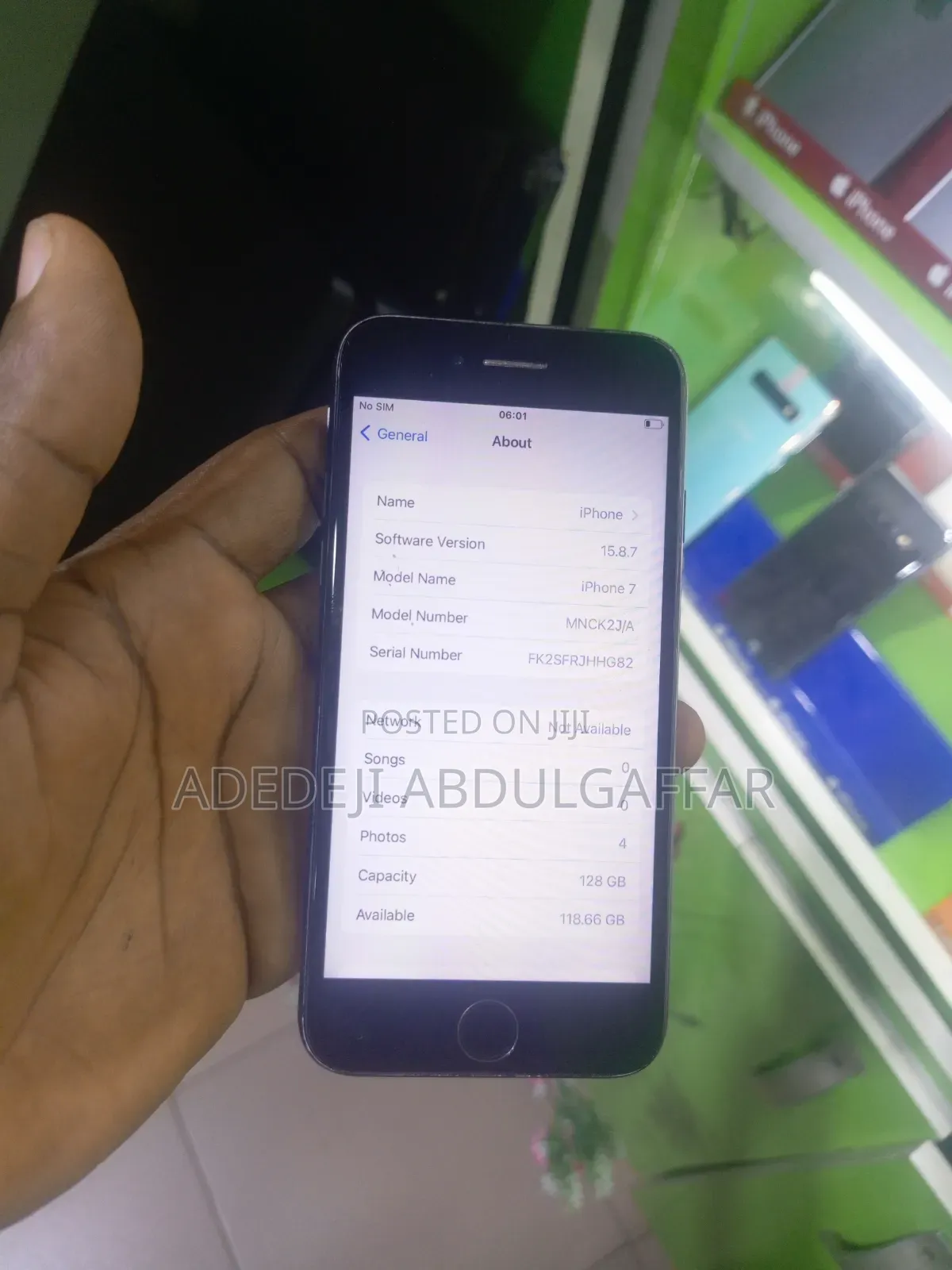 Apple iPhone 7 128 GB Black