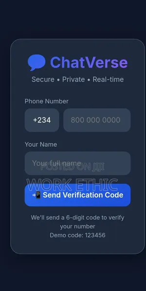Chat App Source Code — WhatsApp Clone • Phone OTP • Media • Real-Time