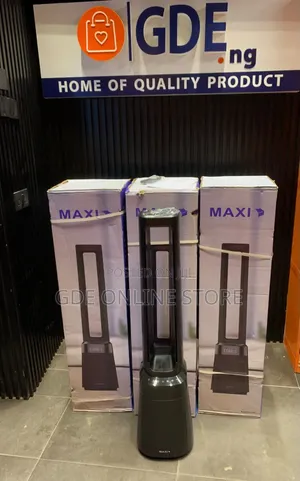 Maxi 42inch Black Bladeless Tower Fan/Ams150-Pd