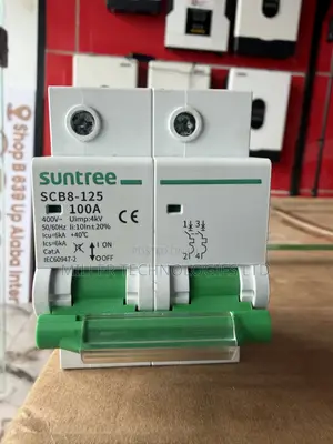 Suntree 100 Amp AC Double Pole Breaker | SCB8-125