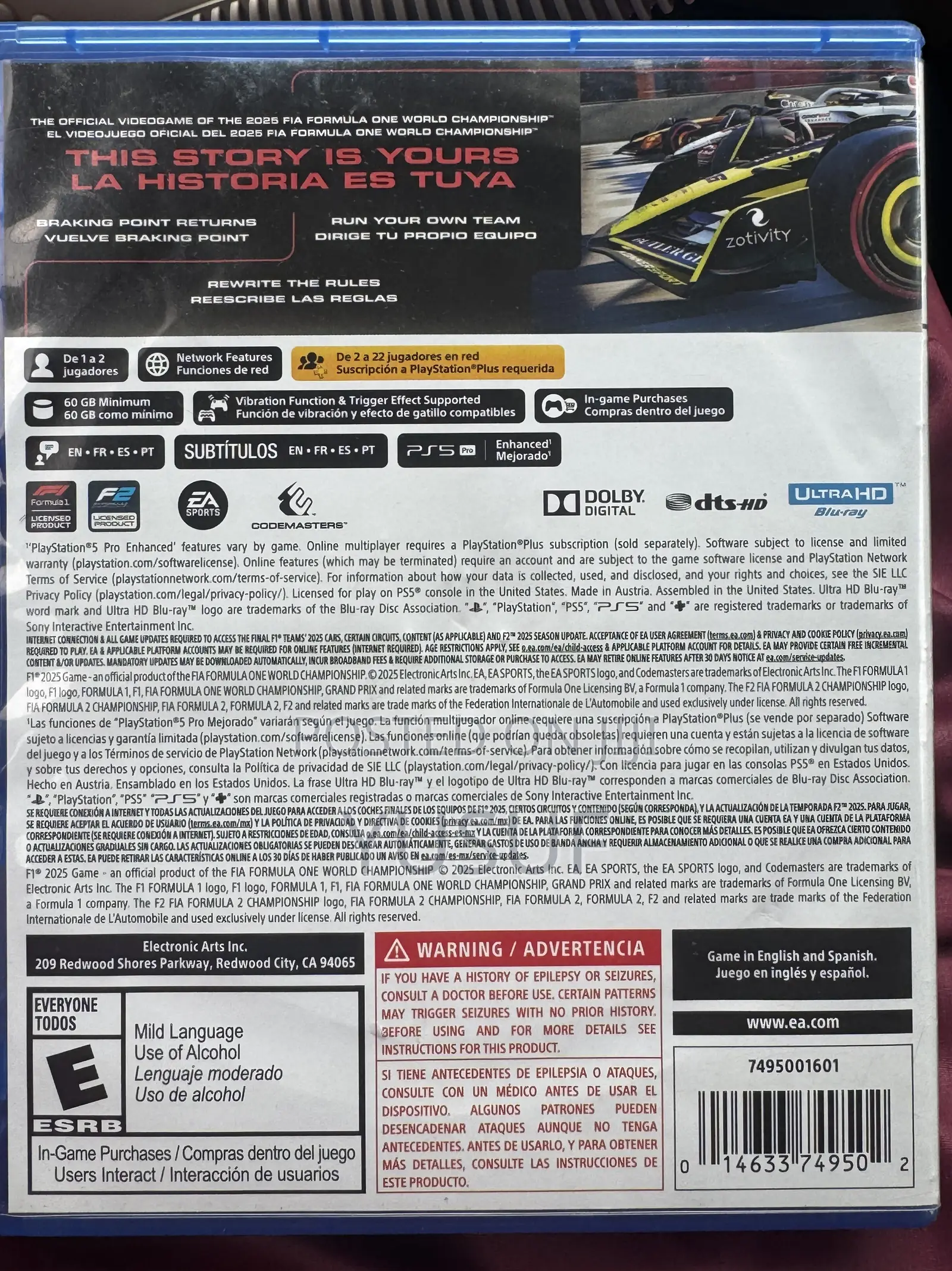 F1 2025 Ps5