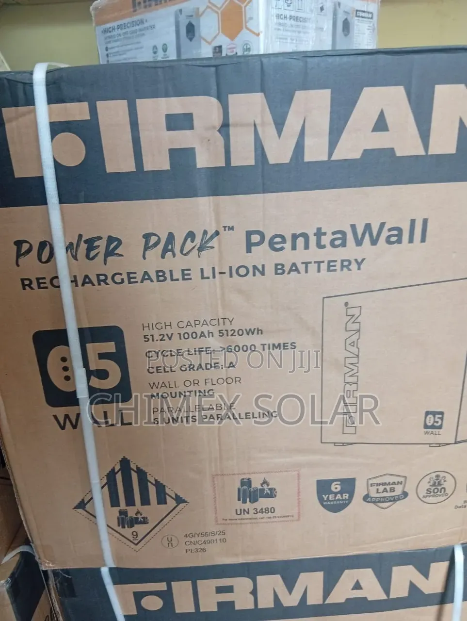 51.2V -100Ah 5120wh