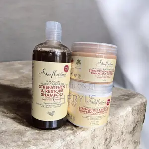 Shea Jamaican Black Castor Oil Strengthen Restore Hair Care Set‎