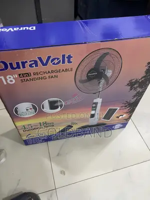 Duravolt 18 Inch Wireless Rechargeable Stand Fan