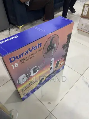 Duravolt 18 Inch Wireless Rechargeable Stand Fan