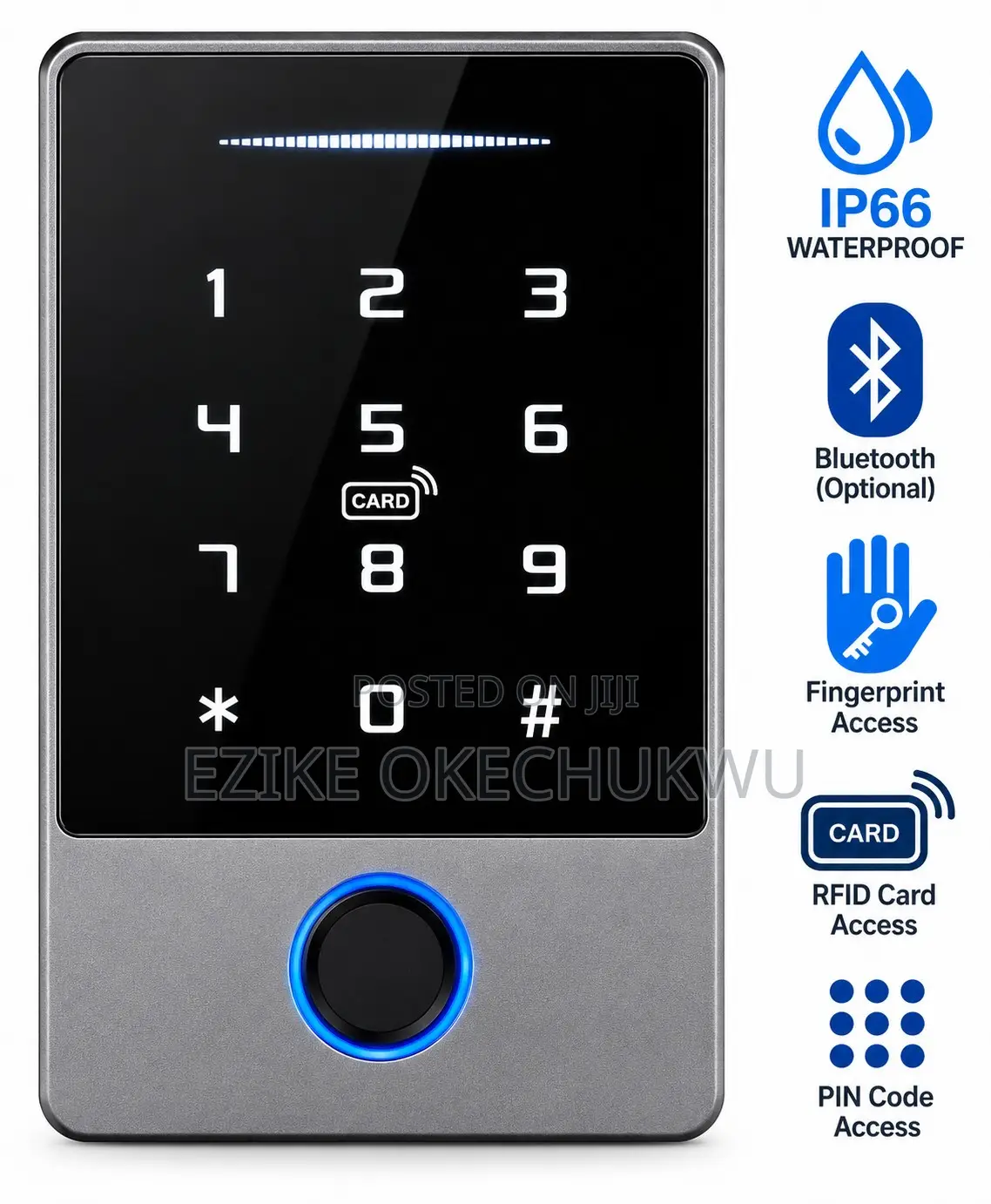 Fingerprint Smart Waterproof Access Control Reader TTLock & Bluetooth
