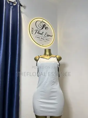 White Backless Dress